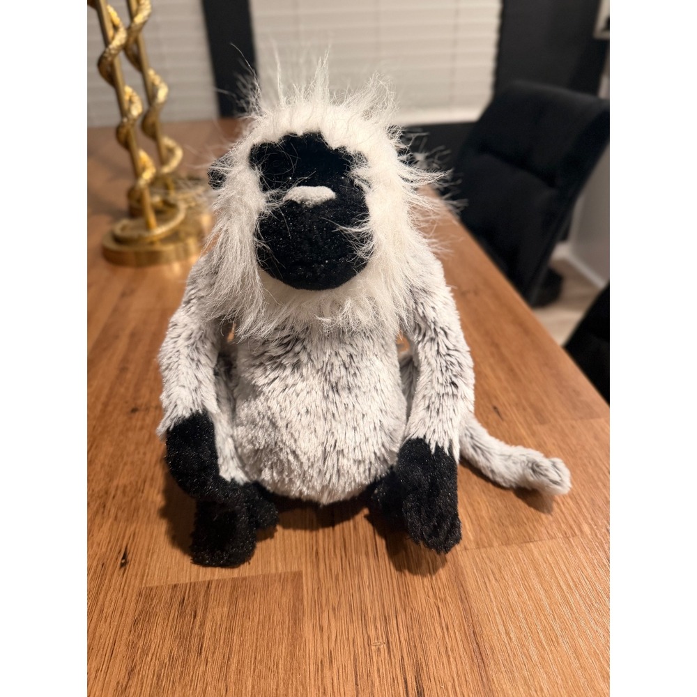 Ganz Webkinz Grey Langur Monkey Plush Stuffed Animal HM226 No Code
